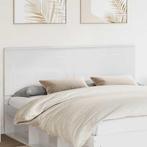 vidaXL Hoofdbord met hoofdeinde Glanzend Wit 200 cm Bewerkt, Verzenden, Nieuw, Wit, Hout