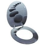 vidaXL Toiletbril stenen MDF, Verzenden, Nieuw