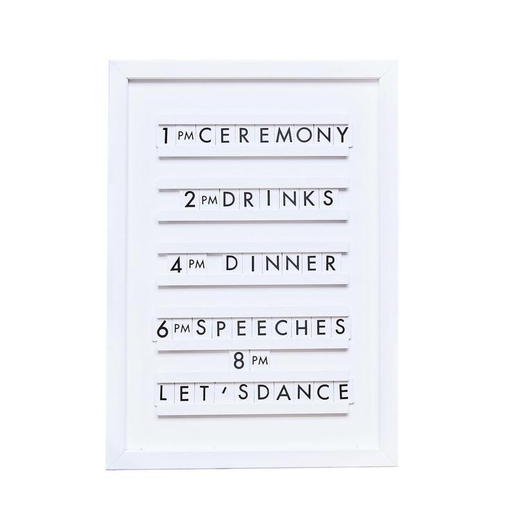 Tafeldecoratie Letterbord 44cm, Hobby en Vrije tijd, Feestartikelen, Nieuw, Verzenden