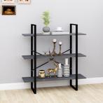 vidaXL Boekenkast met 3 schappen 100x30x105 cm grenenhout, Huis en Inrichting, Kasten | Boekenkasten, 100 tot 150 cm, Verzenden