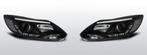Koplampen Tube Light| Ford Focus MK3 2011-2014 | zwart, Nieuw, Ford, Ophalen of Verzenden