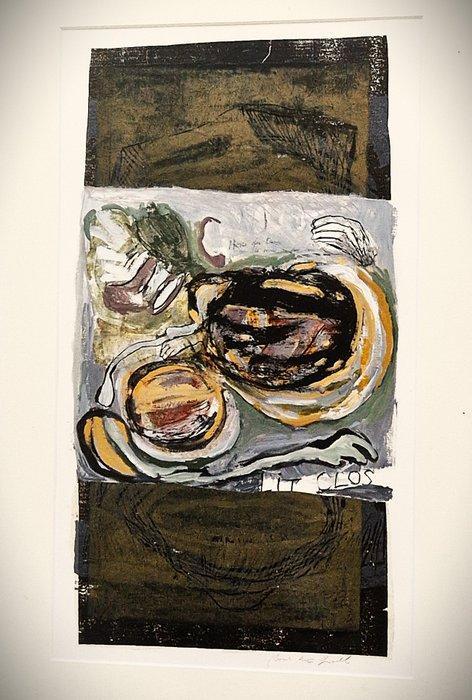 Marie-Luc Grall (1950) - Lit Clos, Antiek en Kunst, Kunst | Schilderijen | Modern