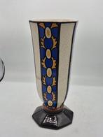 Auguste Mouzin et Cie - Vaas - Geglazuurde faience met, Antiek en Kunst, Antiek | Glas en Kristal