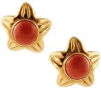 Oorbellen - 18 karaat Geel goud Koraal, Nieuw