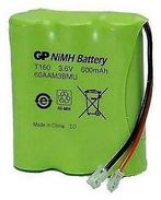 Batterij / accu 3xA 3.6V NiMH 600mAh T160, Telecommunicatie, Mobiele telefoons | Batterijen en Accu's, Nieuw, Ophalen of Verzenden