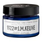 Keune  1922 Strong Hold Wax  75 ml, Verzenden, Nieuw