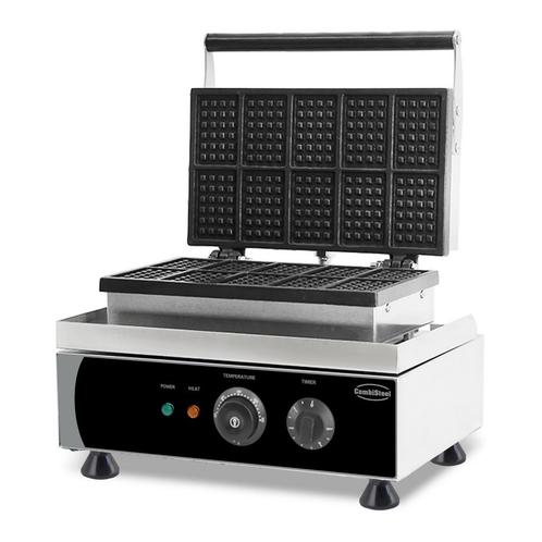 Combisteel Wafelijzer | Brusselse Wafel | Capaciteit 10x | 1, Zakelijke goederen, Horeca | Keukenapparatuur, Nieuw in verpakking