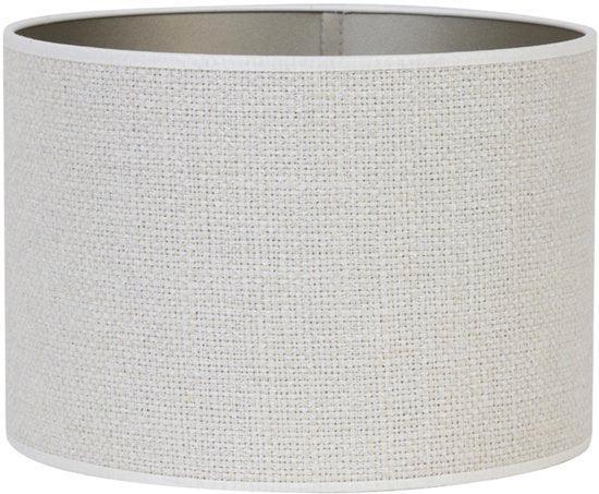 2dekans | Light & Living - Lampenkap SAVERNA - Ø20x15cm -, Huis en Inrichting, Lampen | Lampenkappen, Wit, Zo goed als nieuw, Ophalen of Verzenden