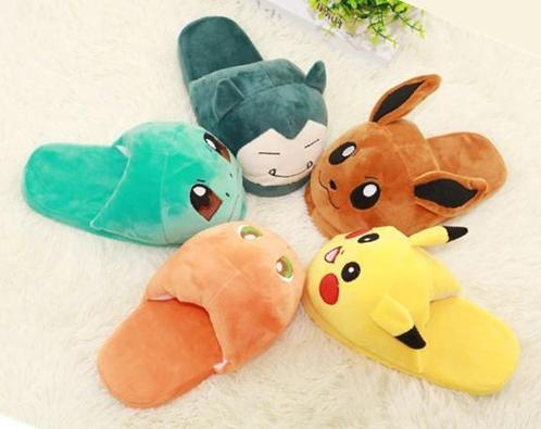 Kids Pokémon Pantoffels (Pikachu, Eevee, Squirtle, Snorlax), Kinderen en Baby's, Kinderkleding | Schoenen en Sokken, Jongen of Meisje