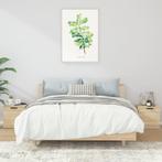 vidaXL Nachtkastjes 2 st 40x39x40 cm sonoma eikenkleurig, Minder dan 45 cm, Verzenden, Nieuw, Minder dan 55 cm