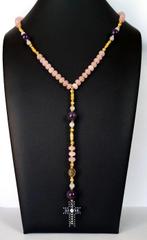 Rozenkwarts en amethist – Rozenkrans – Kruis van de, Antiek en Kunst