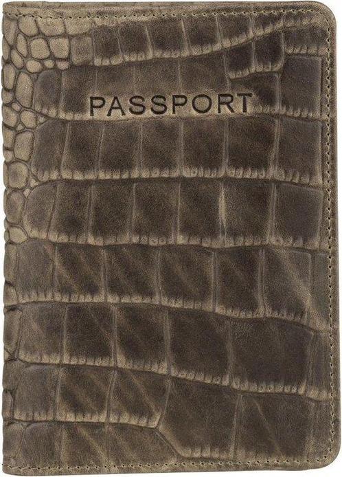 BURKELY Croco Cody Passportcover Paspoorthoes, Sieraden, Tassen en Uiterlijk, Portemonnees, Verzenden