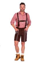Broek Tirol Kort Bruin Heren Konstantin, Ophalen of Verzenden, Nieuw