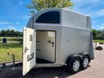 Oerdegelijke Humbaur Zephir Aero 2-paards, Alu bodem!, Ophalen, Zo goed als nieuw, Aluminium, 2-paards trailer