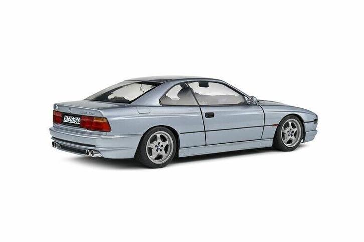 BMW 850 E31 CSI 92 Zilver 1:18 B9984, Hobby en Vrije tijd, Modelauto's | 1:18, Auto, Nieuw, Solido