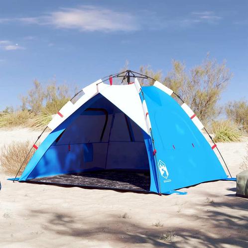 vidaXL Strandtent 3-persoons waterdicht snelontgrendeling, Caravans en Kamperen, Tenten, Nieuw, tot en met 2, Verzenden