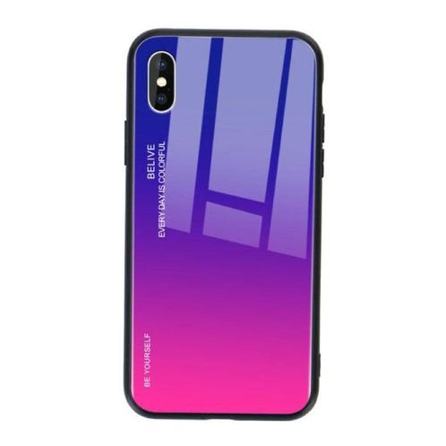 iPhone 7 Hoesje Gradient - TPU en 9H Glas - Shockproof, Telecommunicatie, Mobiele telefoons | Hoesjes en Frontjes | Apple iPhone