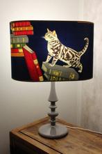 Tafellamp - Lamp met lampenkap van vintage Fornasetti-stof -