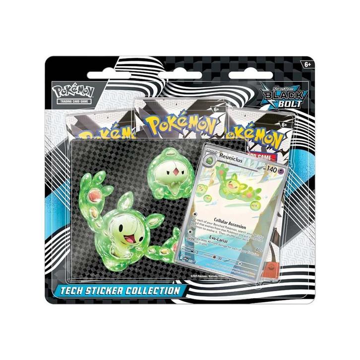 Black Bolt - Tech Sticker Collection, Hobby en Vrije tijd, Verzamelkaartspellen | Pokémon, Booster, Nieuw, Foil, Verzenden