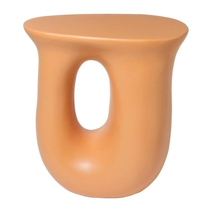 Bijzettafel pop-art eye - peach - 45x41x31 cm, Huis en Inrichting, Tafels | Bijzettafels, Verzenden