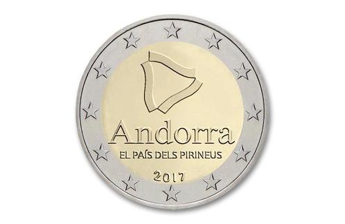 2 euro Pyreneeën 2017 - Andorra, Postzegels en Munten, Munten | Europa | Euromunten, Verzenden