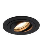 Kantelbare ronde inbouwspot Scott, zwart, Ophalen of Verzenden, Nieuw, Basis