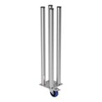 FORTEX STAGE750 Quattro poot met zwenkwiel/rem podiumhoogte, Verzenden, Nieuw