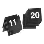 Tafelnummer set zwart - 11 tot 20, Verzenden, Nieuw in verpakking