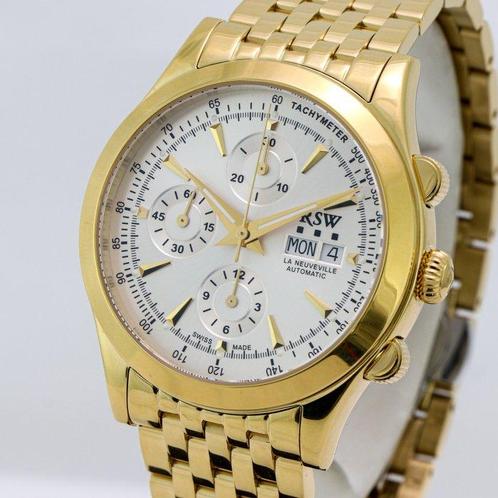 RSW - La Neuveville Valjoux - RSWA129-GG-1 - Heren - 2020+, Sieraden, Tassen en Uiterlijk, Horloges | Heren