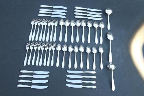 WMF - Bestekset (51) - parelrand - Verzilverd, Antiek en Kunst, Antiek | Meubels | Tafels