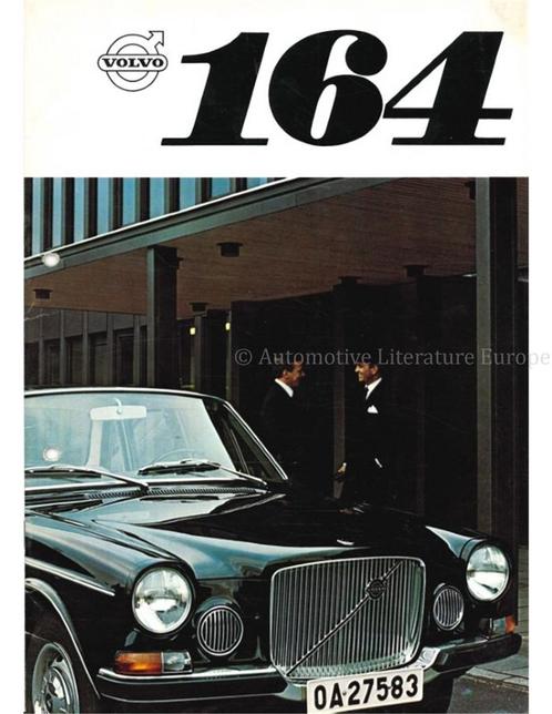 1969 VOLVO 164 BROCHURE DUITS, Boeken, Auto's | Folders en Tijdschriften, Volvo