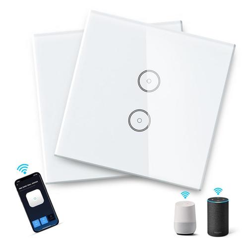 Aigostar Touch Lichtschakelaar - 2-weg Lichtknop - Wifi/App, Huis en Inrichting, Lampen | Overige, Nieuw, Verzenden
