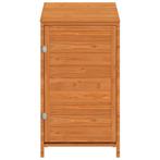 Tuinschuur 55x52x112 cm massief vurenhout bruin, Verzenden, Nieuw