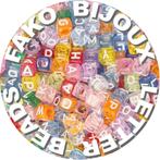 Fako Bijoux® - Letterkralen Vierkant - Letter Beads -, Hobby en Vrije tijd, Kralen en Sieraden maken, Verzenden, Nieuw