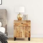 vidaXL Nachtkastjes 50x33x60 cm massief mangohout en bewerkt, Minder dan 45 cm, Verzenden, Nieuw, 55 tot 70 cm