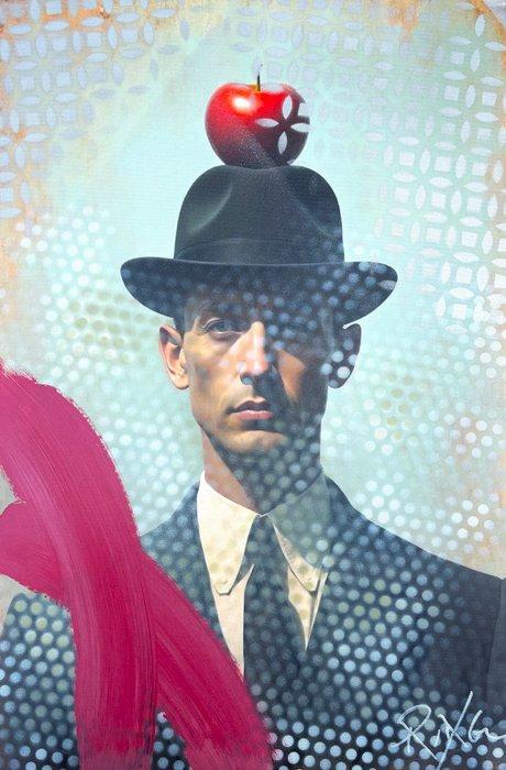 RINGER - Magritte Pixel Toile 1/1 XL, Antiek en Kunst, Kunst | Designobjecten