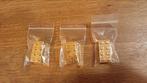 Lego Stenen - Promotional - 3x Goud vergulde Legostenen, Nieuw