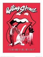 Kunstdruk The Rolling Stones Its Only Rock n Roll 40x50cm, Nieuw, Verzenden