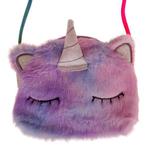 Schoudertasje Pluche Eenhoorn / Unicorn - Roze & Blauw & Lil, Ophalen of Verzenden, Nieuw, Overige kleuren