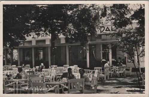APELDOORN - Prins Bernhard Dal. Voorterras, Verzamelen, Ansichtkaarten | Nederland, Verzenden