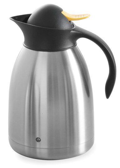 Thermoskan - 2 liter - RVS - Geel - Dubbelwandig - Hendi - 4, Zakelijke goederen, Horeca | Overige, Verzenden