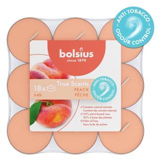 Geurtheelichten | Bolsius | Peach | 18 stuks, Huis en Inrichting, Woonaccessoires | Kandelaars en Kaarsen, Nieuw, Verzenden