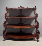 Vitrinekast - Regal- Etagère - Mahonie