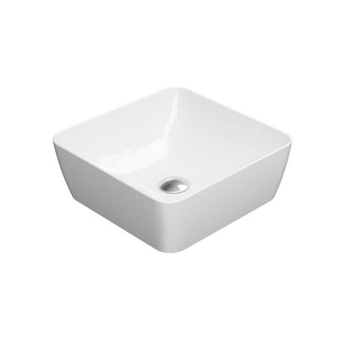 Waskom Sapho Sand Vierkant 38x14 cm Keramiek Wit, Doe-het-zelf en Verbouw, Sanitair, Overige typen, Nieuw, Ophalen of Verzenden
