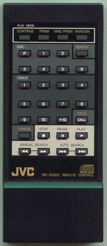Afstandsbediening Jvc rm-sx600 for xlm-701, Audio, Tv en Foto, Afstandsbedieningen, Origineel, Nieuw, Ophalen of Verzenden