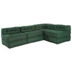 vidaXL Modulaire bank 4 pcs Groen 70 x 70 x 56 cm Stof, Huis en Inrichting, Woonaccessoires | Kussens, Verzenden, Nieuw, Groen
