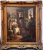 Max Silbert (1871-1940) - Jeunes Femmes dans un Intérieur, Antiek en Kunst