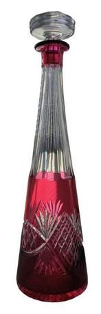 Val Saint Lambert - Karaf - Kristal - Geslepen kristal, Antiek en Kunst, Antiek | Glas en Kristal