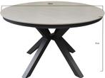 Samantha dining tuintafel 120xH75 cm rond antraciet, Tuin en Terras, Tuintafels, Ophalen of Verzenden, Nieuw