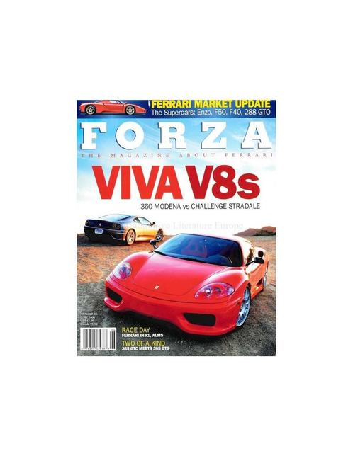 2008 FERRARI FORZA MAGAZINE 86 ENGELS, Boeken, Auto's | Folders en Tijdschriften, Ferrari